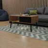 Skandinavischer Couchtisch Lamellen EICHE LANCELOT Tisch Produktbild-Vorschau 4