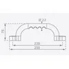 TRIBECCO Support pour aire de jeux, set de 2, 25 × 7,5 cm, Voir les images du produit 5
