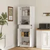 HOMCOM Mobile da cucina a buffet con ripiani regolabili e Anteprima dell’immagine prodotto 2