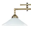 Hängeleuchte Messing Glas Jugendstil E27 Pendelleuchte Produktbild-Vorschau 6