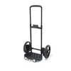A black shopping trolley frame with wheels, shown against a white background. Podgląd zdjęcia produktu