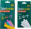 24 (2x 12) Stangen Tafelkreiden / quadratisch / 12 weiße Produktbild-Vorschau 1