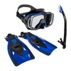 TUSA Tauchset Maske + Schnorchel + Schwimmflossen blau Produktbild-Vorschau 2