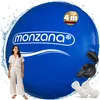 MONZANA® Poolkissen 4m Winter Rund Chlorbeständig Seil PVC Produktbild-Vorschau 1