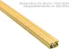 Kabelkanal 40x40 mm Buche Holzoptik hell – 1 m – zum Produktbild-Vorschau 1