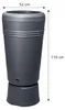 4rain AZURA 2in1 serbatoio per pioggia 120 litri grigio Anteprima dell’immagine prodotto 5