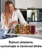 Sada 4ks - Deco Haus Sklenený nádoby na opakované použitie Náhľad obrázku produktu 2