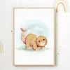 Dinosaurier Bilder 6er Set DIN A4 Kinderzimmer Wandbilder Produktbild-Vorschau 6