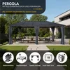 4iQ Hardtop Gartenpavillon 3x6 m mit Polycarbonatdach & Produktbild-Vorschau 4