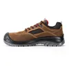 A side view of a brown work shoe against a white background. Produktbild-Vorschau