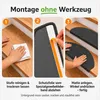 Stufenmatten Ariston Halbrund 65x24cm Trittfläche Anthrazit Produktbild-Vorschau 6
