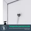 SUNXURY Wandspiegel mit Uhr und Temperaturanzeige 120x60cm Produktbild-Vorschau 4