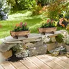2x jardinières demi-tonneau Voir les images du produit 2