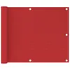 vidaXL Schermo privacy per balcone rosso 75x600 cm HDPE Anteprima dell’immagine prodotto 5