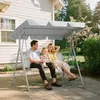 Outsunny Hollywood schommelbank, 3-zits, tuinschommel met Productafbeelding-voorbeeld 11