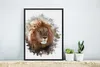 MuchoWow® MuchoWow® Gerahmtes Poster Löwe - Farbe - Farben Produktbild-Vorschau 5