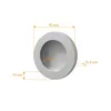 A diagram of a circular door handle with dimensions indicated. Produktbild-Vorschau