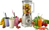 A blender with various fruits and drinks displayed around it. Produktbild-Vorschau