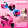 Jeździk dla dziecka Skuter Vespa na akumulator z kuferkiem Podgląd zdjęcia produktu 7