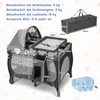 COSTWAY Cestovná skladacia postieľka 5 v 1, prebaľovací Náhľad obrázku produktu 6