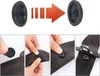 12er Set Sicherheitsgurt Stopper Schwarz Robuster Produktbild-Vorschau 2