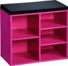 Schuhschrank mit Sitzkissen, pinkKESPER® Schuhschrank pink Produktbild-Vorschau 1