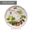 4er Set Pizzateller Napoli Green & Red Ø 33,8 cm Platte Produktbild-Vorschau 3