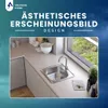 VBChome Lavello da incasso 48x48 Struttura in lino con foro Anteprima dell’immagine prodotto 13