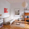 Relax Einzel Sofa Chillsessel mit Hocker Grey Produktbild-Vorschau 3