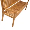 DEGAMO Gartenbank Holzbank Parkbank Bank MARACANA 3-sitzer, Produktbild-Vorschau 9