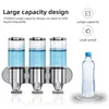 3-v-1 dávkovač sprchového mydla, 3 komory po 500 ml, bez Náhľad obrázku produktu 10