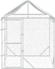 vidaXL Cuccia per cani da esterno con tetto Silver 2x2x2,5 Anteprima dell’immagine prodotto 11