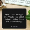 Mr. & Mrs. Panda Mauspad Spruch 1961 Geburtstag - Schwarz - Produktbild-Vorschau 2