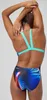Speedo Digital Allover Printed Leaderback Badeanzug Damen, Produktbild-Vorschau 5