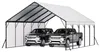 VEVOR Carport, 5,8 x 7,45 x 3,77 m, skladovací stan se Náhled obrázku produktu 1