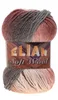 Příze SOFT WOOL - 100g / 134 m - růžová, šedá Náhled obrázku produktu 2
