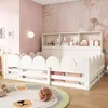 Lit bas pour enfant 140 x 190 cm, lit en bois avec sommier Voir les images du produit 11