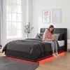 LED Polsterbett 'Tröstiar' mit Bettkasten Kunstleder 140 x Produktbild-Vorschau 7
