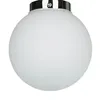 Deckenlampe Kugel Schirm E14 Ø 15 cm Chrom Glas Metall Produktbild-Vorschau 3