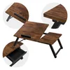ML-Design Laptoptisch für Bett/Sofa, Vintage Braun, aus Produktbild-Vorschau 3