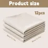 Set aus 12 Stoffservietten 40x40cm - Baumwolle - Beige Produktbild-Vorschau 2