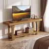 Tribesigns - Supporto TV in legno, adatto per televisori da Anteprima dell’immagine prodotto 6