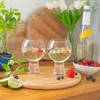 6x 525ml Gin-Gläser mit Kurzem Stiel - Groß Tonic Cocktail Produktbild-Vorschau 4