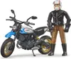 Bruder 63051 - Scrambler Ducati Desert Sled en Bestuurder Anteprima dell’immagine prodotto 5