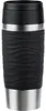 TRAVEL MUG Waves Thermobecher (schwarz/edelstahl, 0,36 Produktbild-Vorschau 8