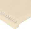 CLORIS Bettkopfteil Kopfteile 2 Stk. Creme 90x5x78/88 cm Produktbild-Vorschau 4