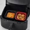 4er Set Cina Backform quadratisch 12x12cm Airfryer Backofen Produktbild-Vorschau 4