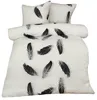Thermofleece Mikrofaser Bettwäsche Set 200x220 cm Weiß Produktbild-Vorschau 1