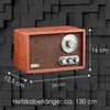 Cyberlux Bluetooth Radio | Retro Radio | USB | Gniazdo kart Podgląd zdjęcia produktu 7