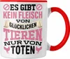 Trendation - Veganer Tasse Geschenk Es Gibt Kein Fleisch Produktbild-Vorschau 1